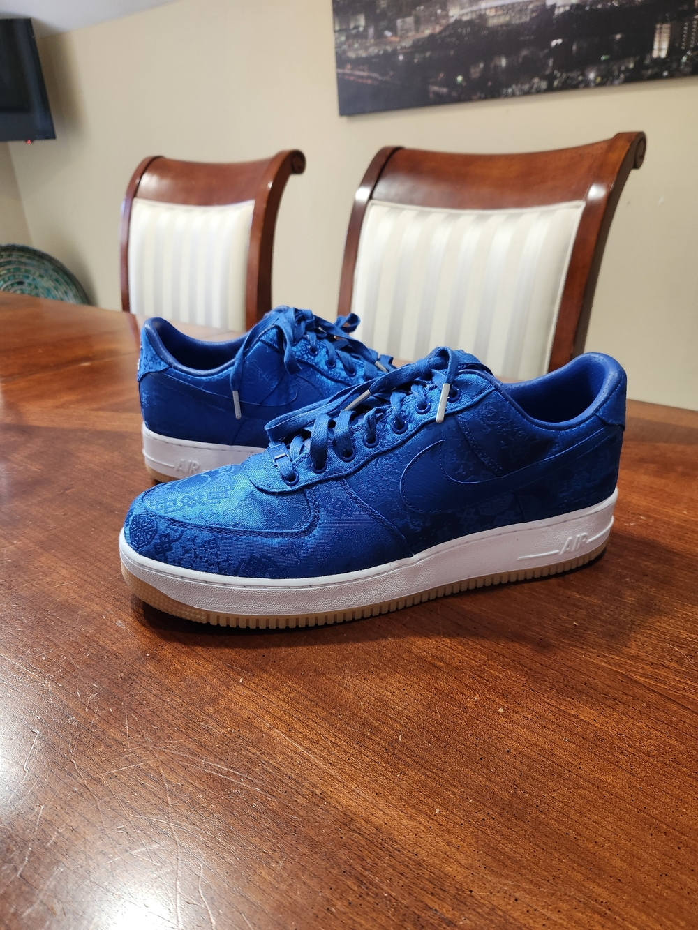 Nike AF1 PRM 'CLOT' Blue Silk Size 13 Men No Box